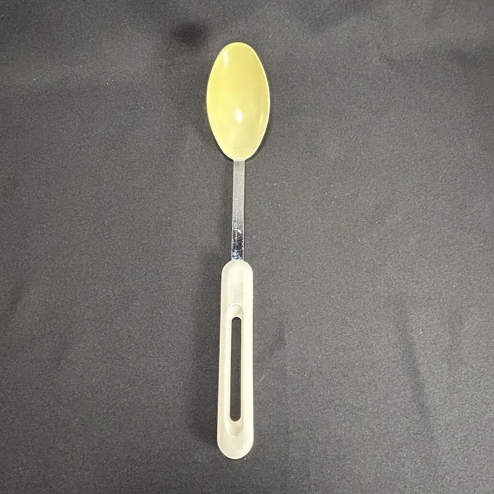 Vintage Bonny Nylon Plastic Serving Spoon Solid Yellow