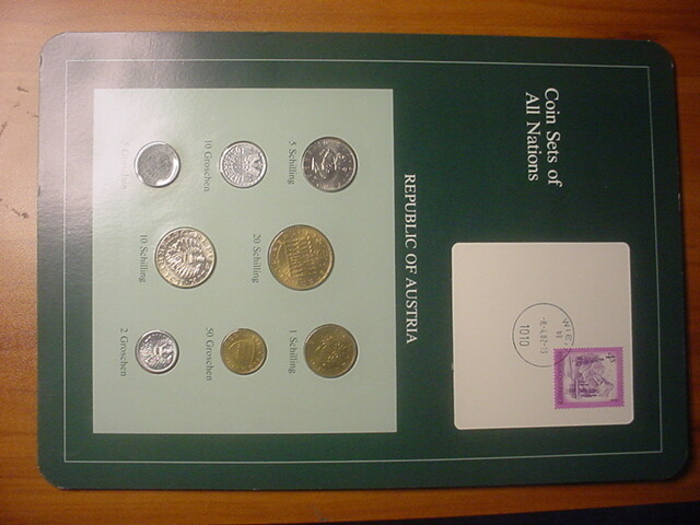 Coin Set All Nations Austria 1981 #88726