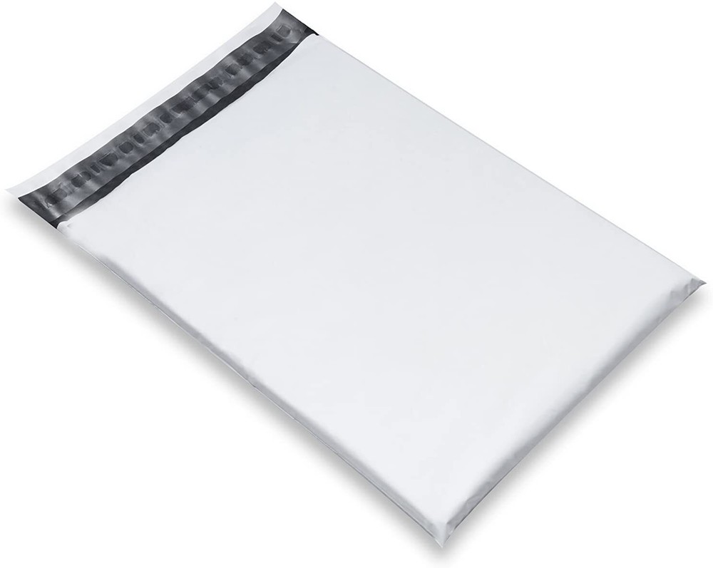 White Poly Mailers Self adhesive Shipping Envelopes, Waterproof, and Tear-res...