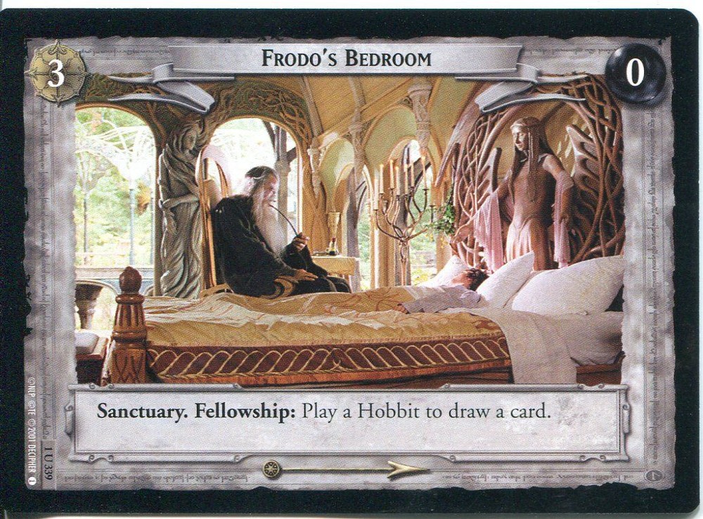 Lord Of The Rings CCG FotR Card 1.U339 Frodos Bedroom