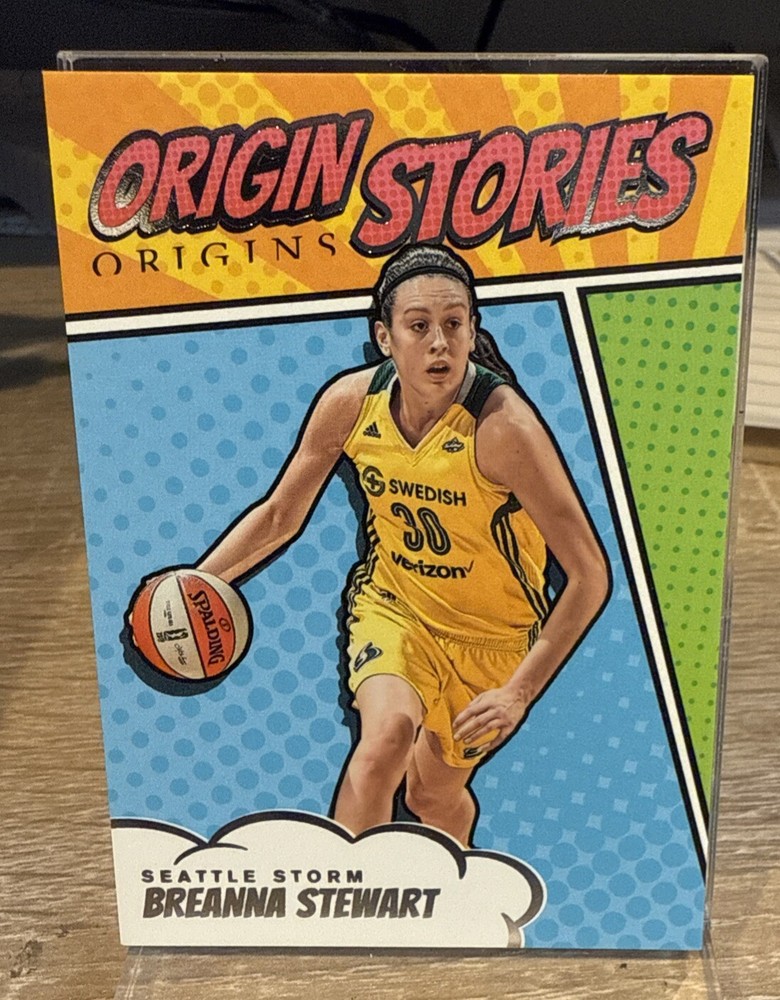 2024 Panini WNBA Origins SP BREANNA STEWART Origin Stories #9 STORM