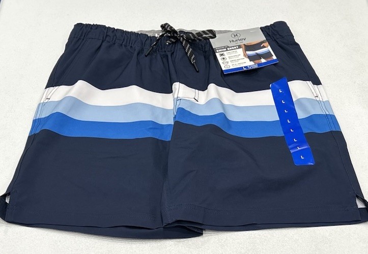Hurley Men's Swim Shorts, Blue, Size L