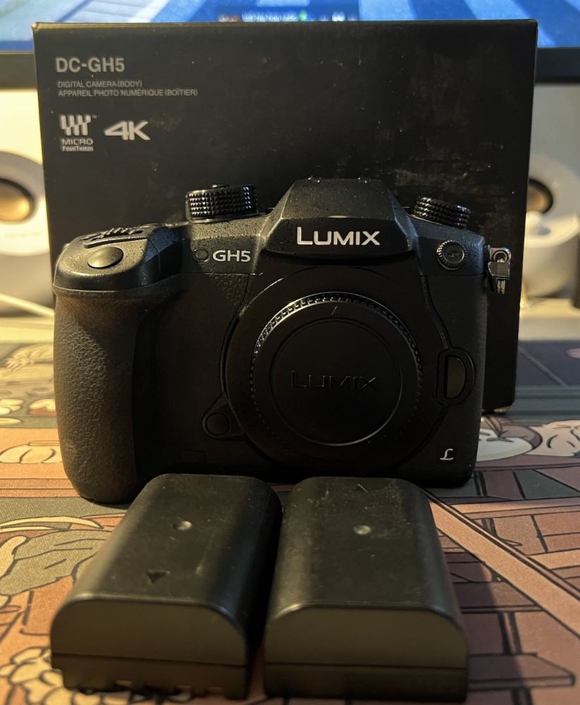 Panasonic LUMIX DC-GH5 20.3 MP Mirrorless Digital Camera - Black (Body Only)