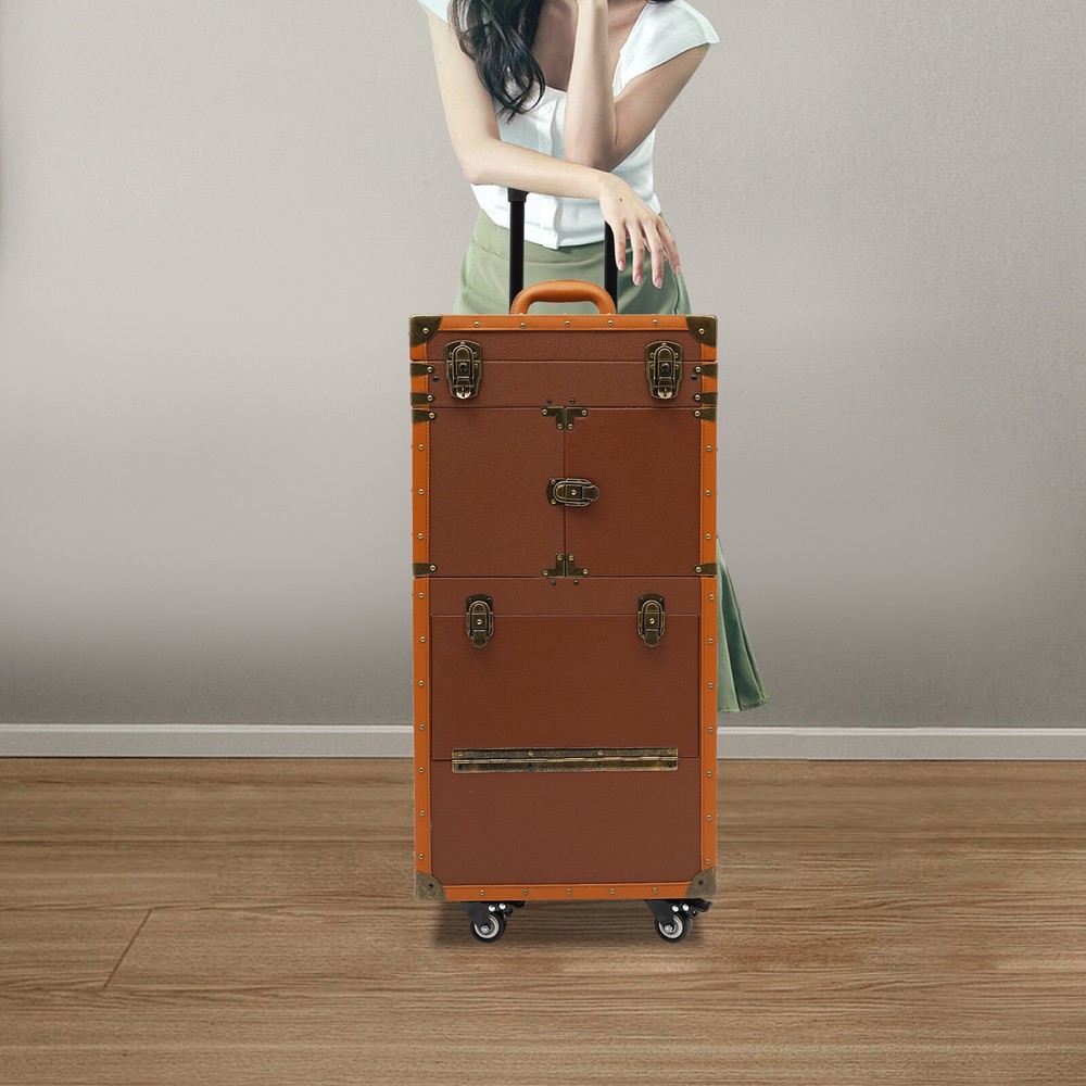 Make-up Case Hairdressing Case Cosmetics Organiser Trolley Case Makeup Box