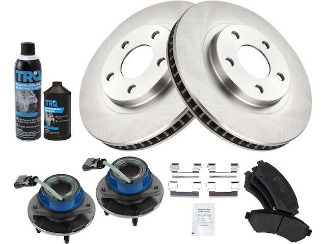 1997-1999 Buick Riviera Front Brake Pad Rotor & Wheel Hub Kit 83TPWX