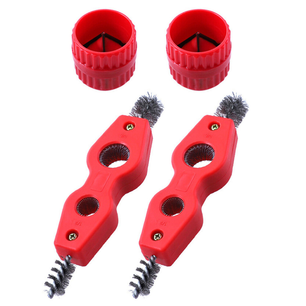 Rust Removal Brush and Copper Pipe Cleaner Reamer Tool  