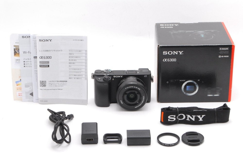 [SC: 2446] Sony Alpha A6300 24.2MP Mirrorless Digital Camera 16-50mm Lens in Box
