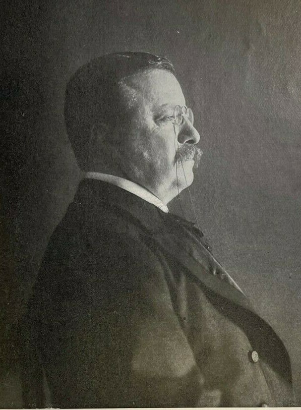 1905 Vintage Magazine Illustration President Theodore Roosevelt