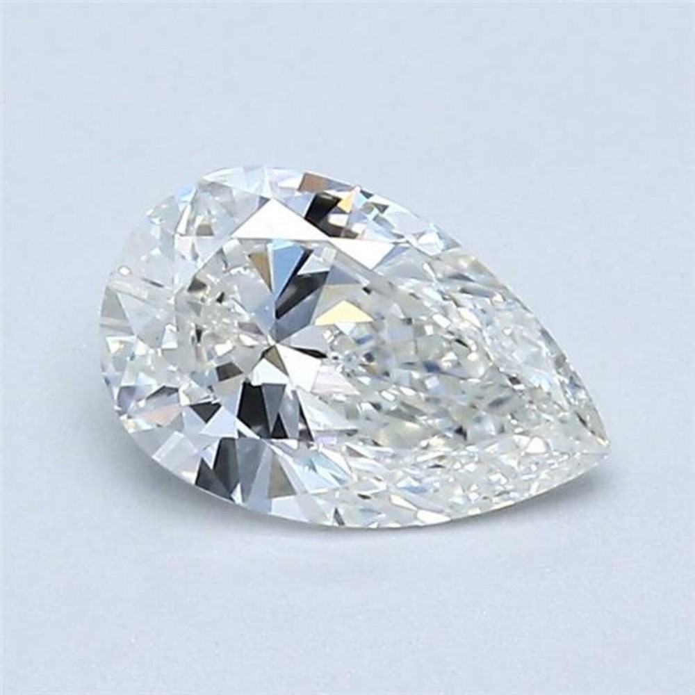 3.00 Ct Natural White 'D' Color VVS1 Unheated, Untreated Loose Diamond Pear Cut