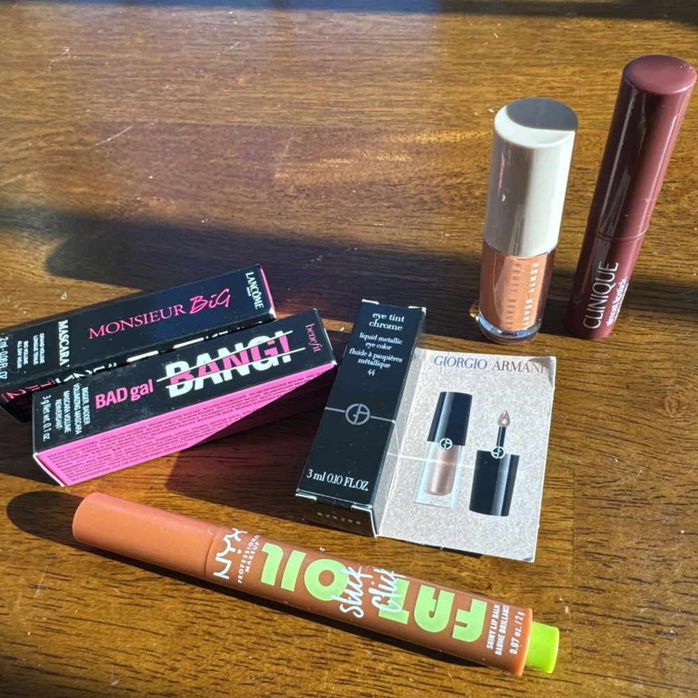 Makeup Lot Fenty Nyx Lip Mascara Eye Tint Clinique Armani Benefit Lancôme