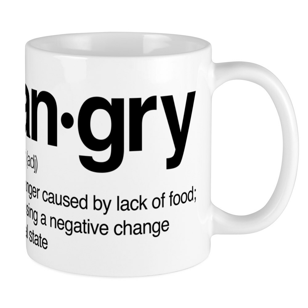CafePress Hangry Definition 11 oz Ceramic Mug (173370277)