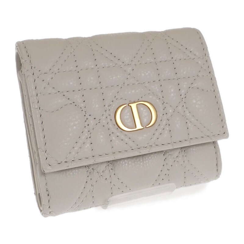Dior Caro Hibiscus White Calfskin Wallet S5175UNID_M030 57774
