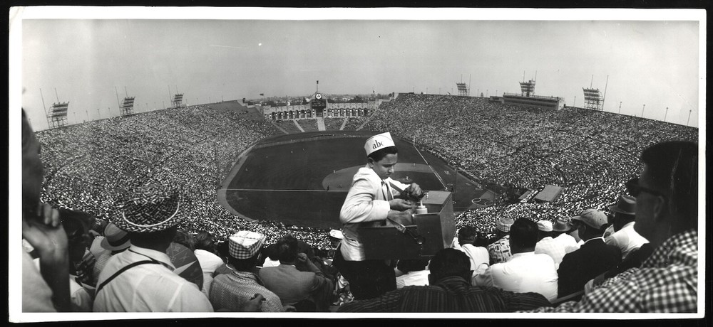 1959 World Series LA Coliseum Dodgers LIFE Type 1 Original Photo PSA/DNA