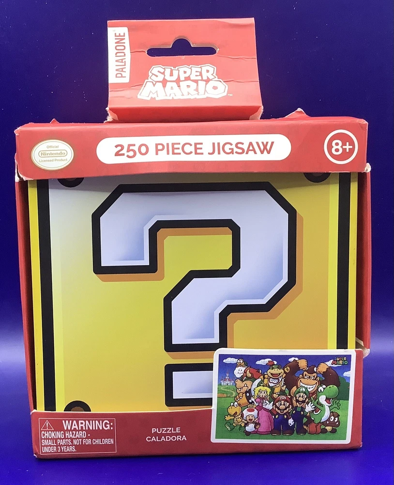 Super Mario Puzzle 250 Piece Paladone Nintendo 2022