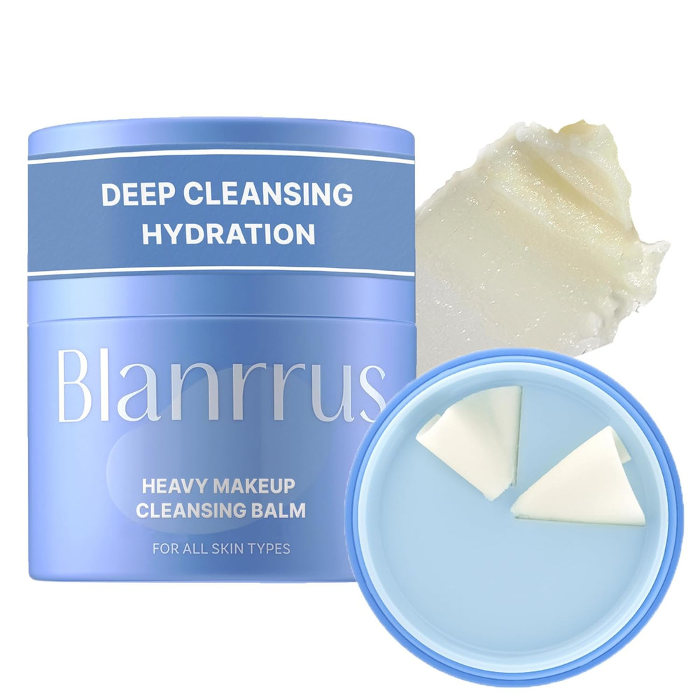 Grinding Makeup Remover Balm - Oil Cleanser for Face - Cleansing with Rice Bran