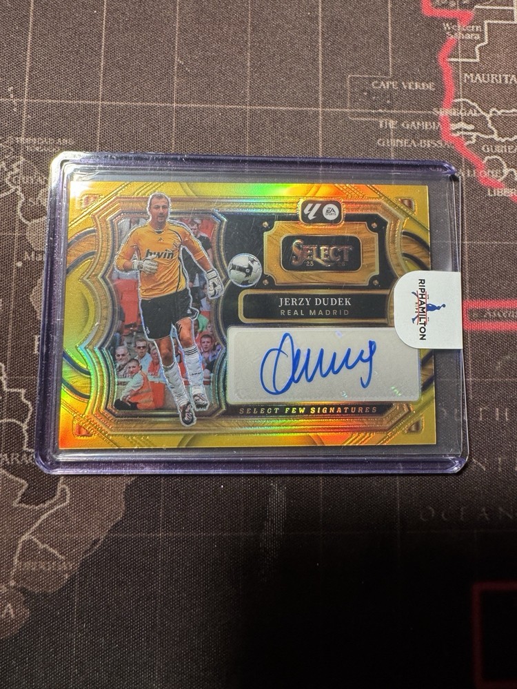 Panini 2025-26 Select La Liga Jerzy Dudek Real Madrid Auto Prizm 4/5