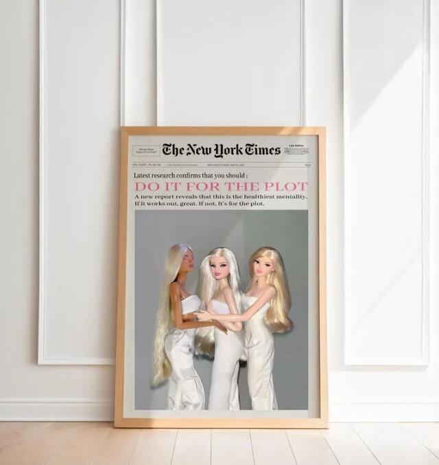 Fashion Newspaper Magazine Poster