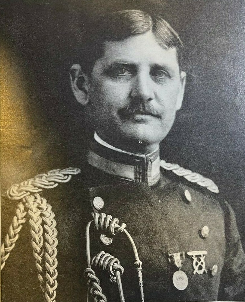 1918 Vintage Magazine Illustration Major-General William S. Graves