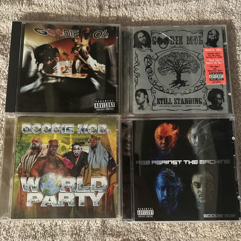 Lot of 4 Goodie Mob CDs Including Legendary Soul Food Used