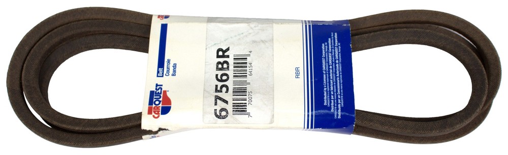 Gates BladeRunner Lawn Garden Belt 1/2in x 70-3/8in 39 Degree Pulley Part 6756BR
