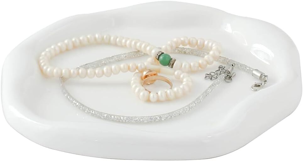 Ceramic Ring Dish Jewelry Tray Holder Cloud Shape Jewelry Organizer Decorative T