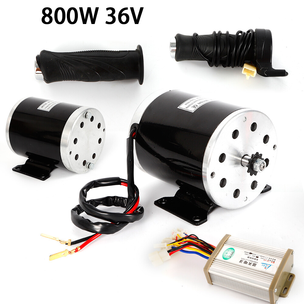 36V 800W Brush Motor Kit with Speed Controller and Pedal for ATV eBike Go Kart