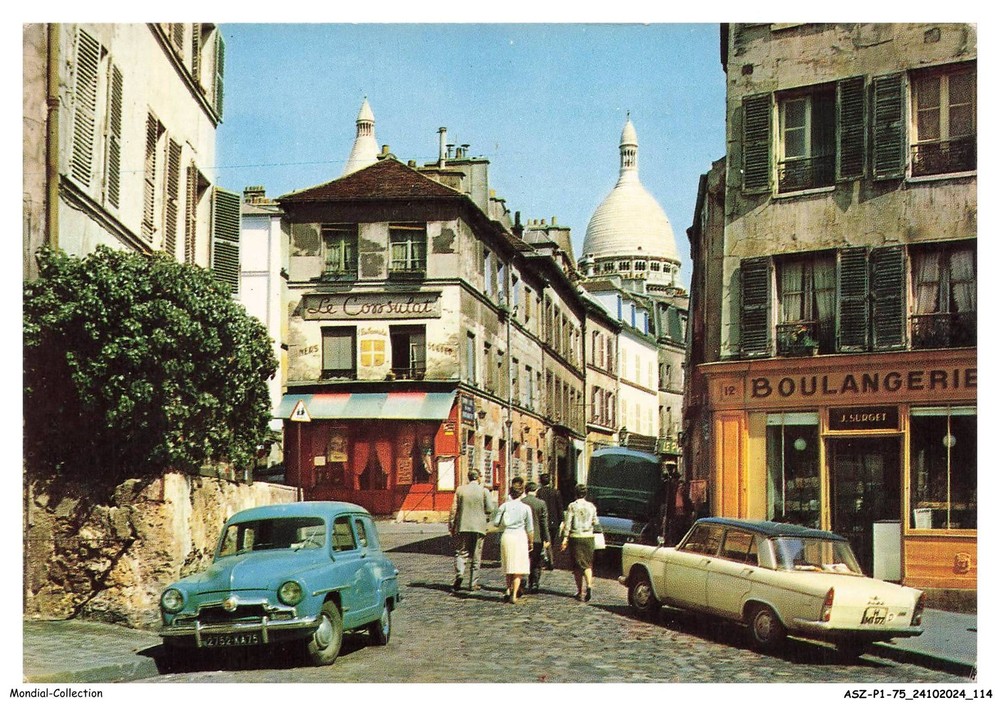 ASZP1-0058-75 - PARIS - Wonder of the World - Rue Norvins - Old Montmartre
