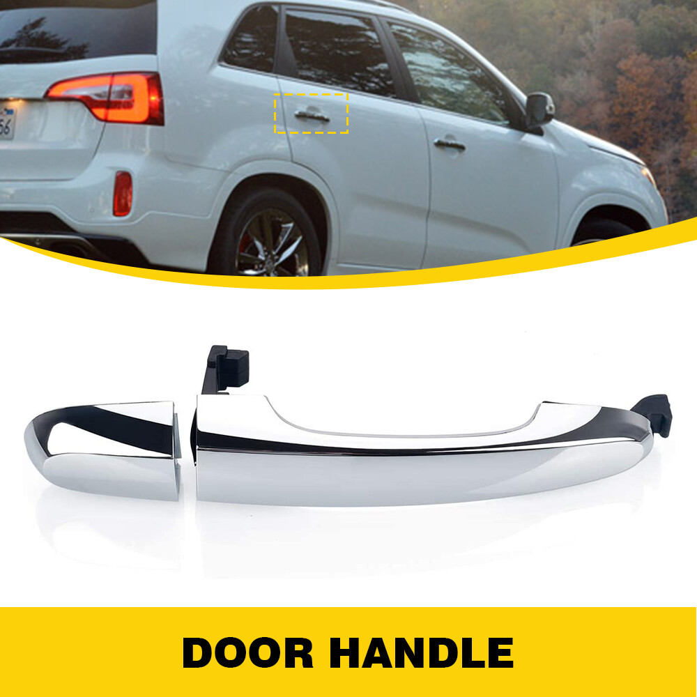 Exterior Door Handle For 2011-2015 Kia Sorento Rear Right RH Passenger Chrome
