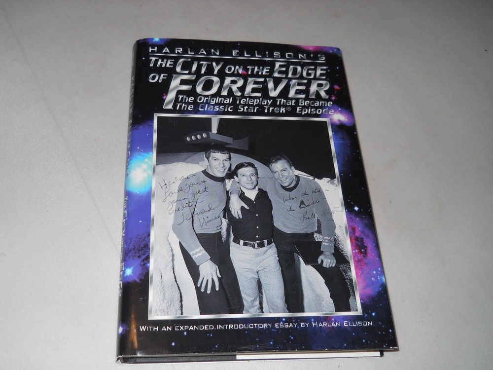 Harlan Ellison Signed The City on the Edge of Forever 1995 Cover
