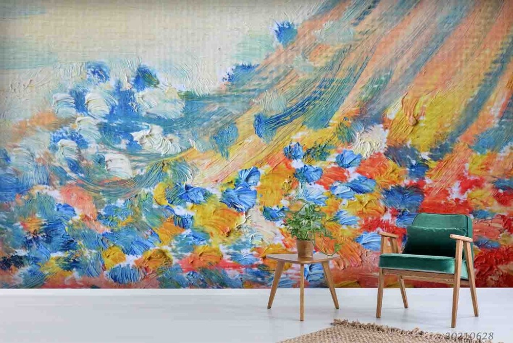 3D Abstract Oil Painting Wall Murals Wallpaper Murals Wall Sticker 2