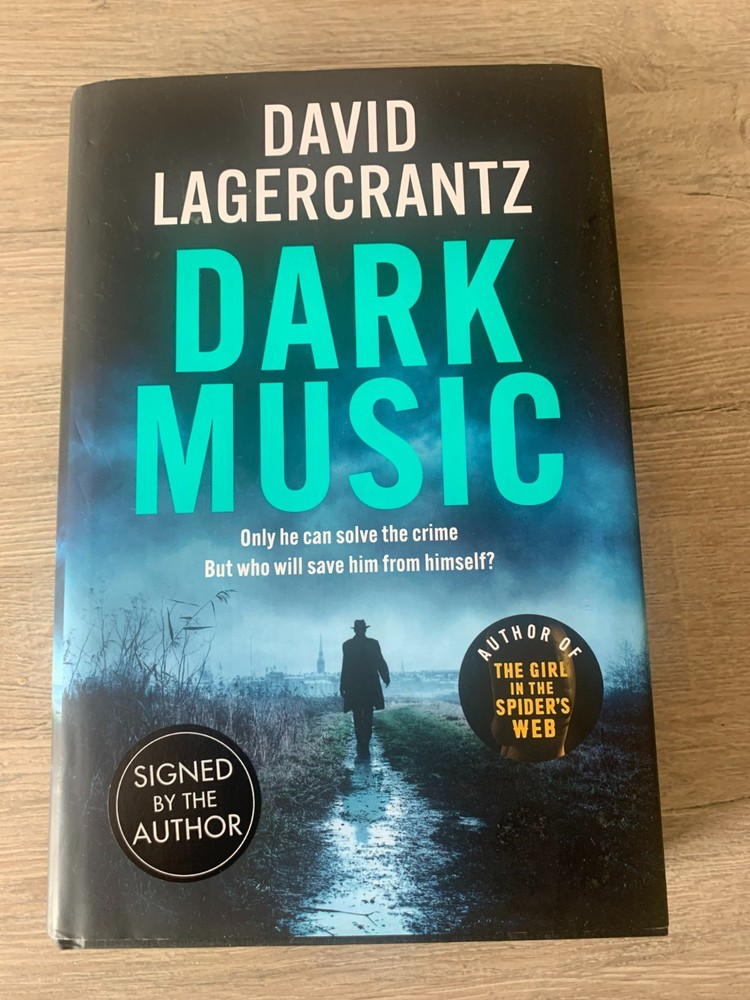 Dark Music by David Lagercrantz Signed First Edition