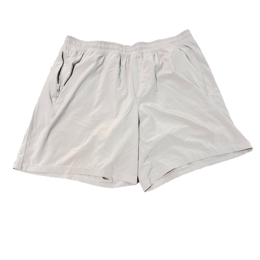 Lululemon Pace Breaker Lined Shorts 7” Silver Drop Men’s XXL