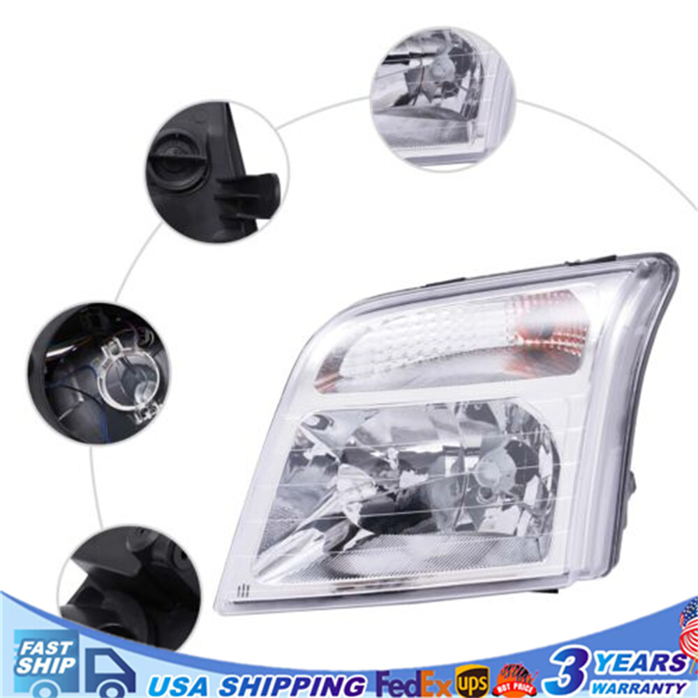 Left Driver Side Headlight for 2010-2013 Ford Transit Connect