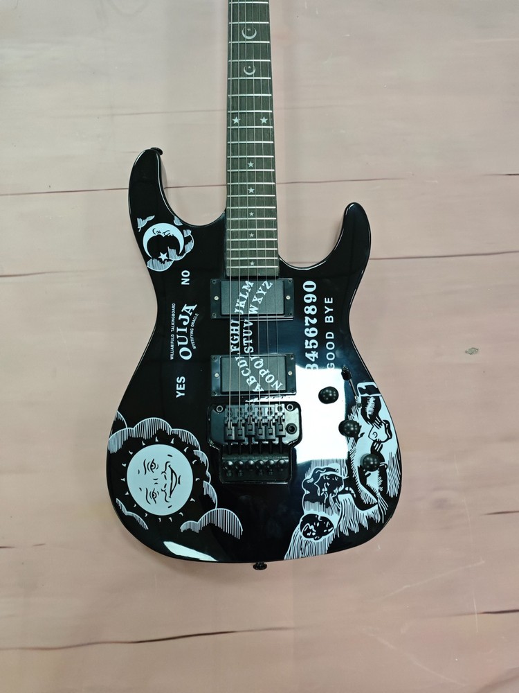 US warehouse KH-2 Ouija Kirk Hammett  Black  electric guitar HH pickup FR bridge