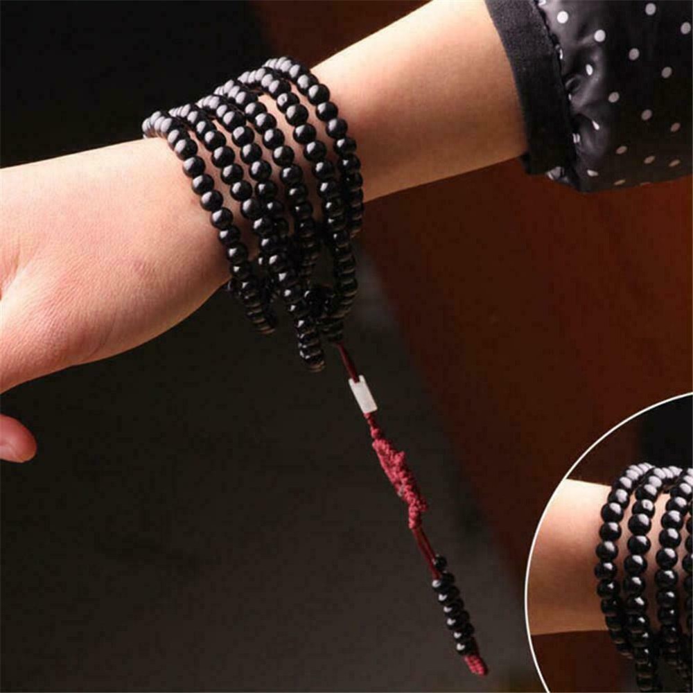 Sandalwood Buddhist Buddha 6mm 216 Prayer Beads Mala New Necklace_Bracelet
