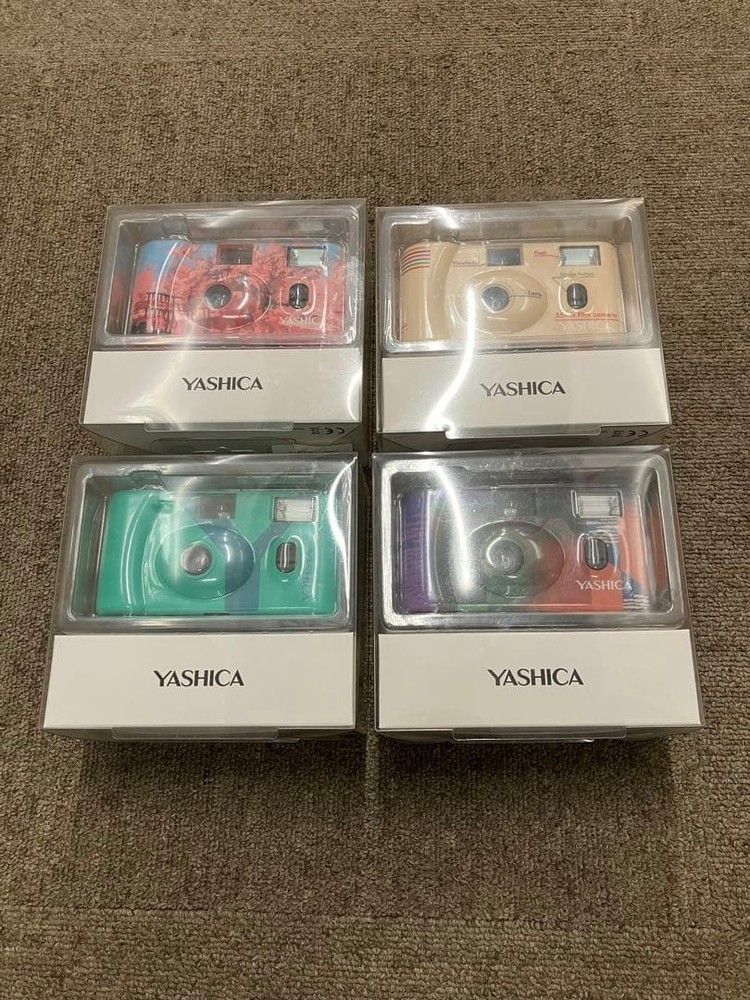 YASHICA MF1 Camera Set of 4 Unopened No Customs Fees US