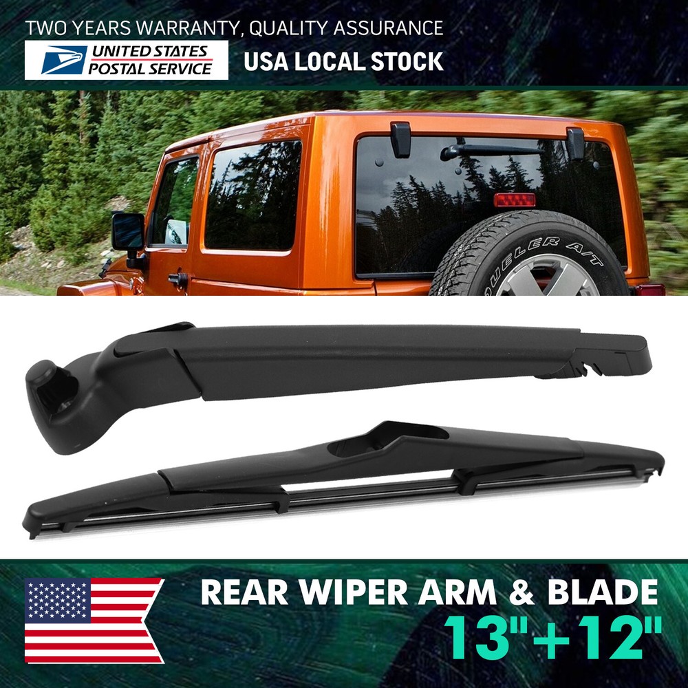 2pcs OEM Quality Rear Windshield Durable All season Wiper Blades 13