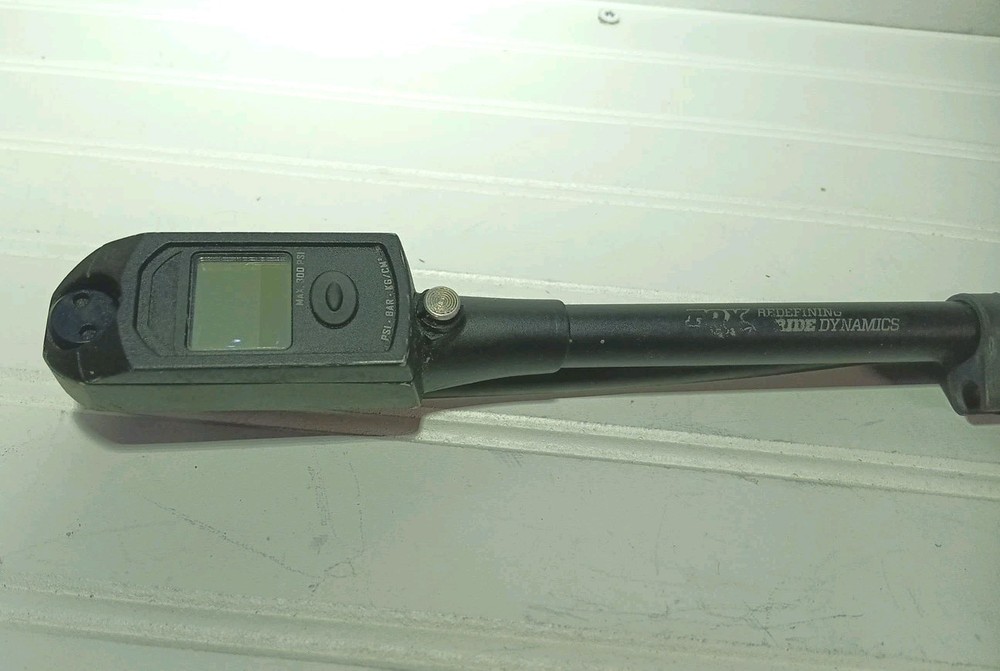 Fox Digital Shock Pump with Gauge - 300 PSI High Pressure MTB Bike Fork