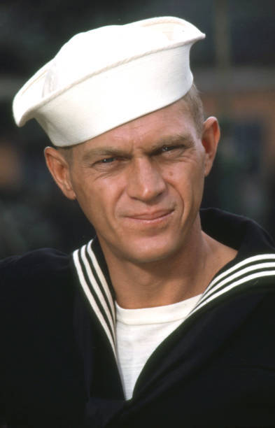 Steve McQueen The Sand Pebbles Sailor Portrait 1966 Historic Old Movie Photo