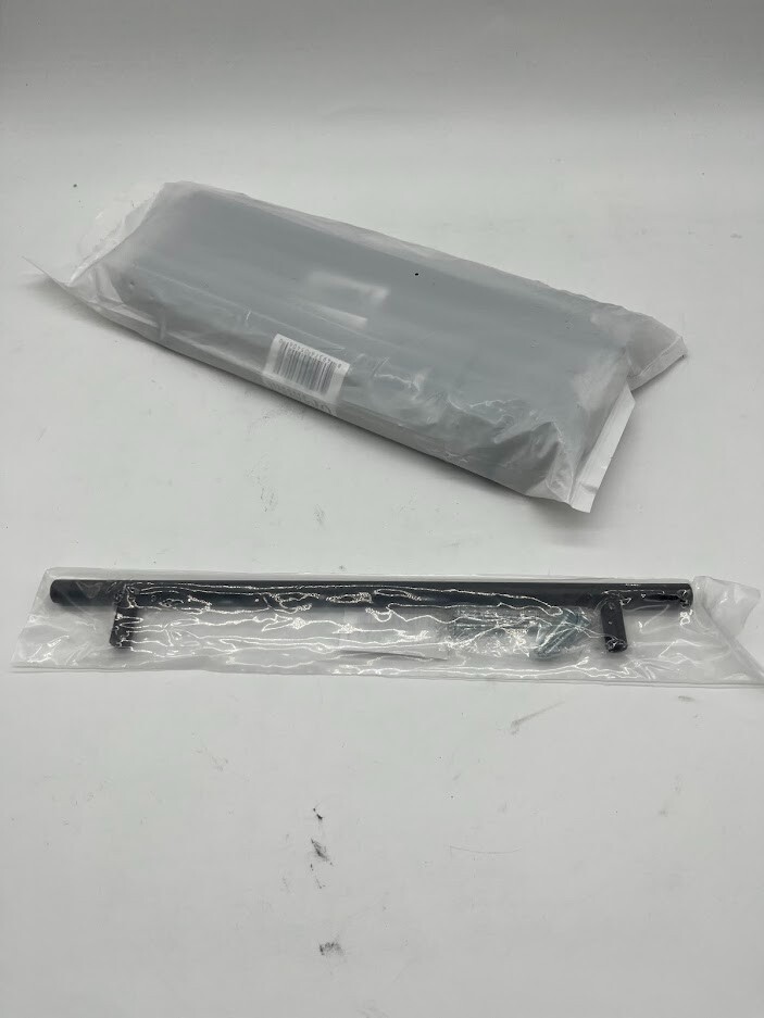 GlideRite 9 in. Matte Black Solid Cabinet Handle Drawer Bar Pulls (10-Pack)