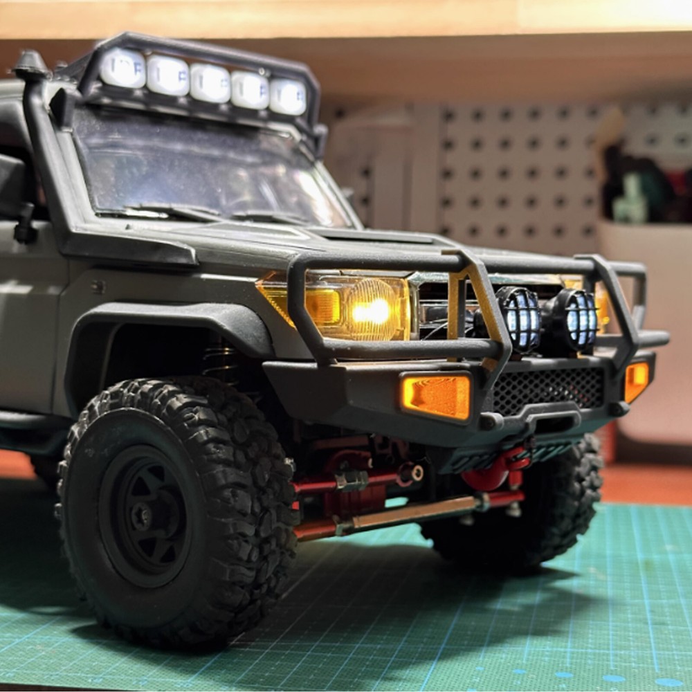 1:12 Bumper RC Car Parts Upgrade DIY Accessories For MN1/12 MN82 MN-82 Truck