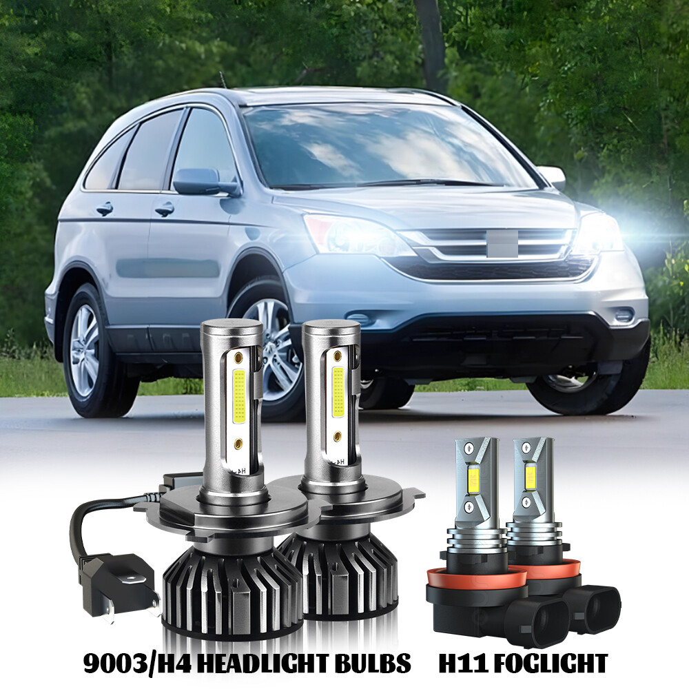 Para For Honda CRV CR-V 2007-2012 2013 2014 LED faro + luces antiniebla 4x