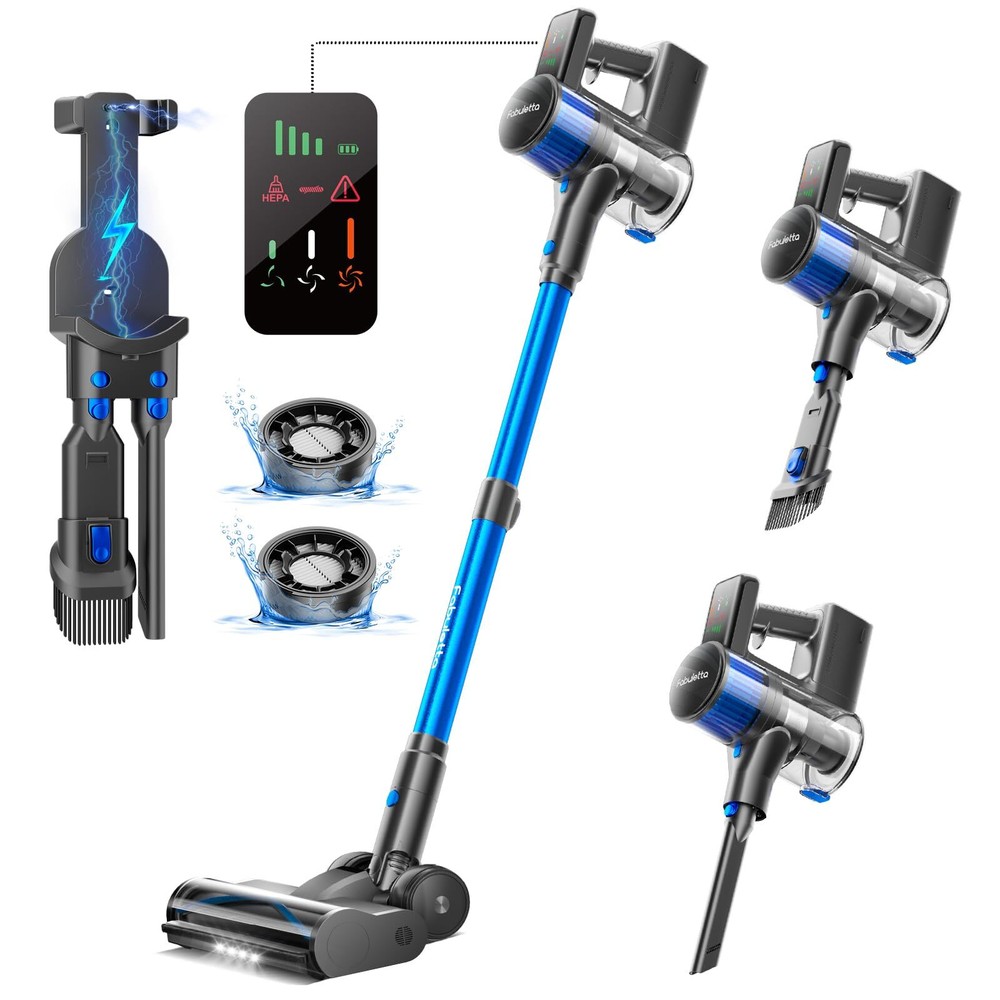 Powerful 38Kpa Cordless Vacuum Cleaner with 500W Brushless Motor for Efficient Home Cleaning