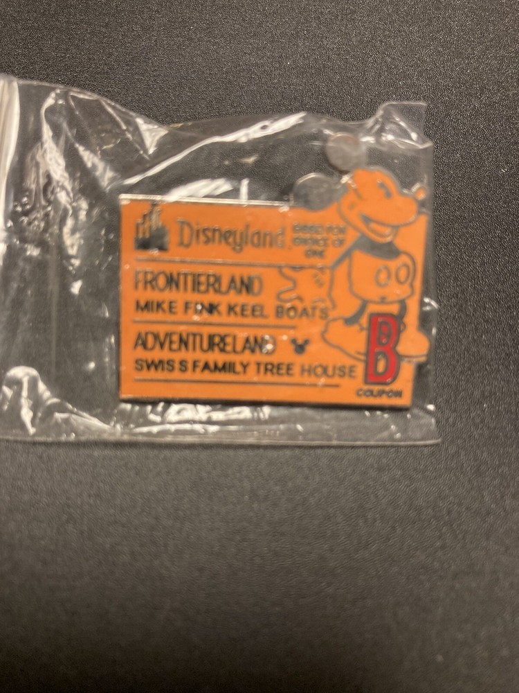 Disney Trading Pin #7483 Ticket Series Coupon B Frontierland-image