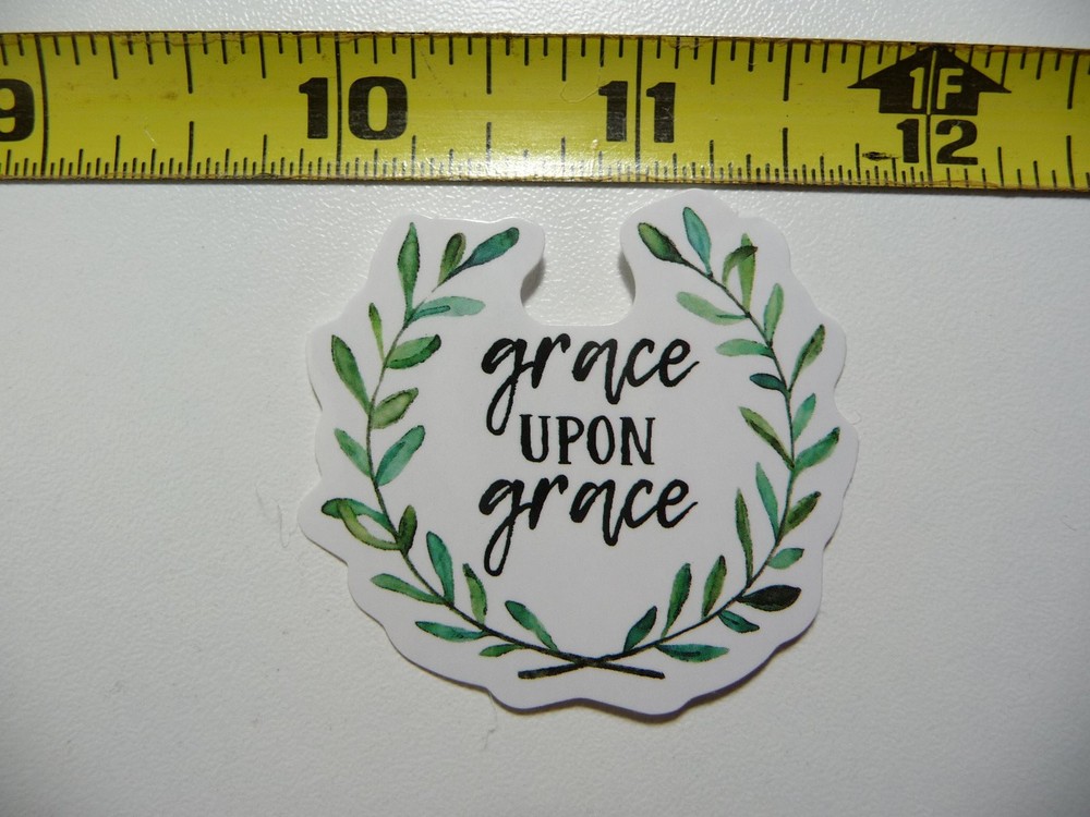 Sprigs Grace Upon Grace Church Christian Faith Decal Sticker