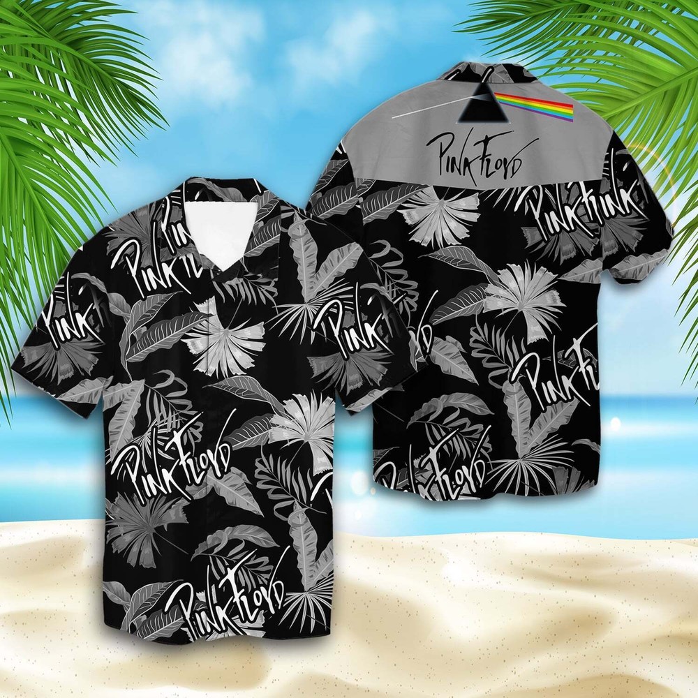Pink Floyd 3D Hawaiian Shirt Short Sleeve Summer Beach Design
