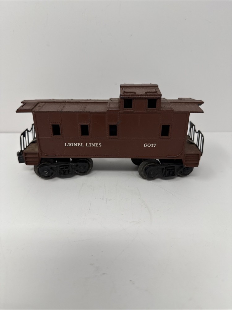 Lionel 6017 Brown Caboose Vintage Post War Lionel Lines Train