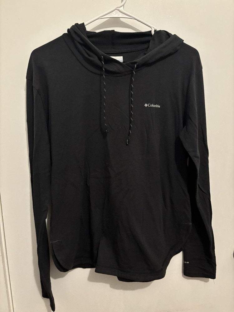 Black Columbia Hoodie Size Small Women's Long Sleeve Pullover