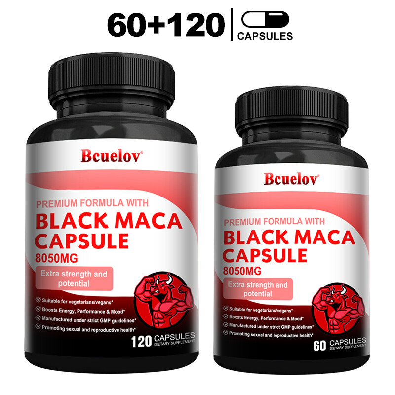 Maca Root Capsules-Supports Natural Health-Performance&Mood Stamina Supplement