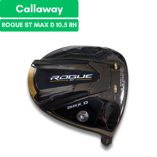 Callaway Rogue ST MAX D 10.5 Driver Head Only with Headcover Right Hand Used